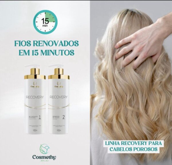 Kit de Reconstrução Total Recovery (Reconstrutor de Porosidade + Reparador de Cutículas) - Image 2