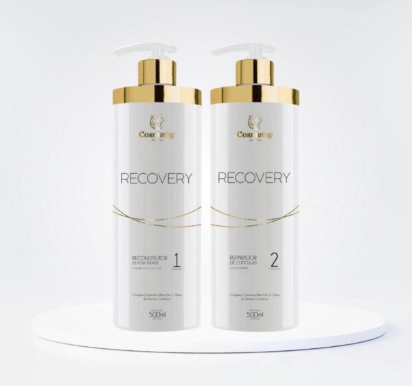 Kit de Reconstrução Total Recovery (Reconstrutor de Porosidade + Reparador de Cutículas)