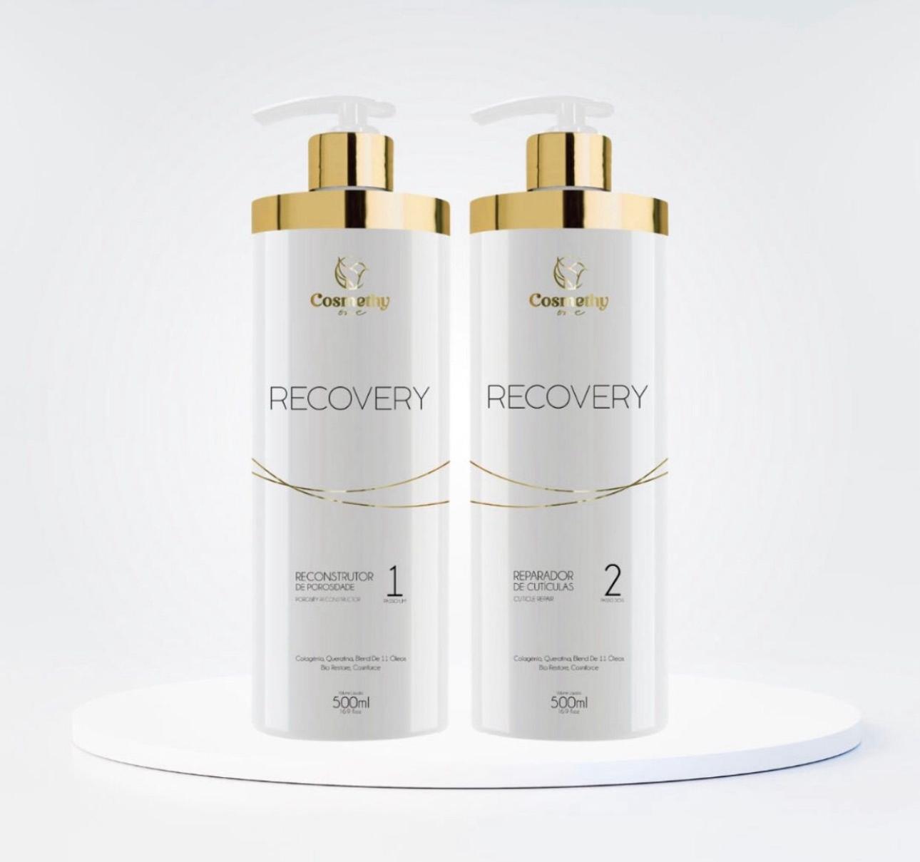 Kit de Reconstrução Total Recovery (Reconstrutor de Porosidade + Reparador de Cutículas)
